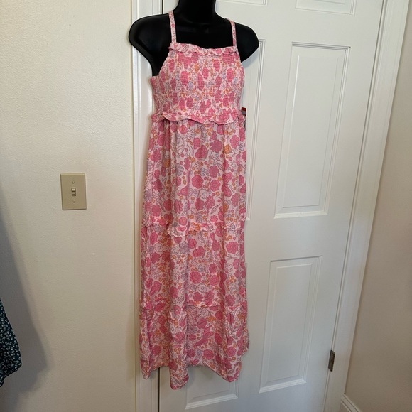 CAT and Jack Pink Floral Sundress Size XL Girls NWT - Picture 6 of 12